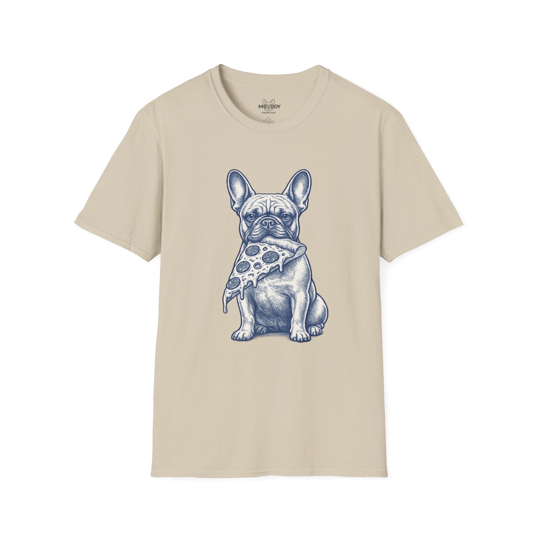 PIZZA FRENCH BULLDOG T-SHIRT