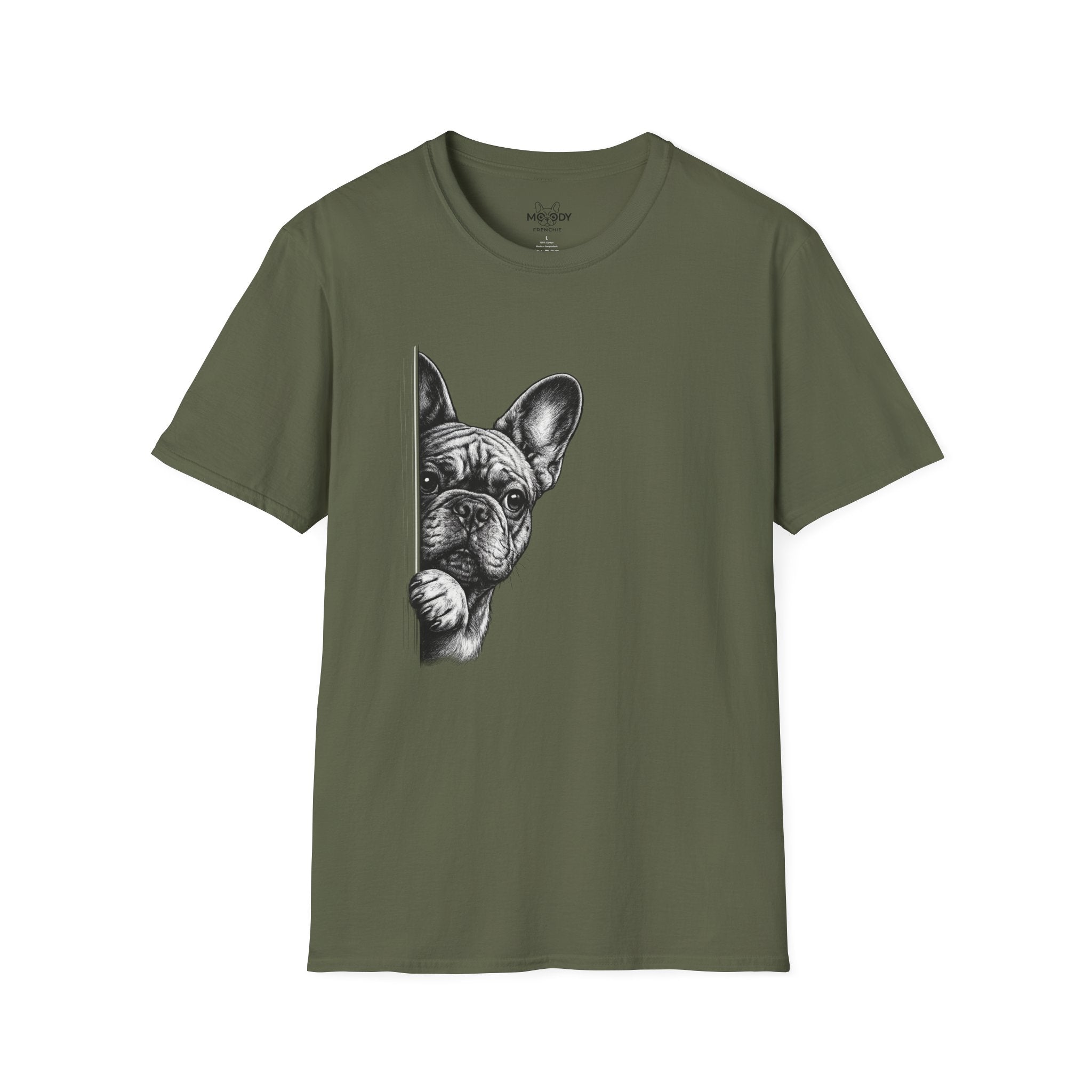 SNEAKY FRENCH BULLDOG T-SHIRT