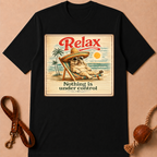 RELAX NOTHING IS UNDER CONTROL FRENCH BULLDOG T-SHIRT
