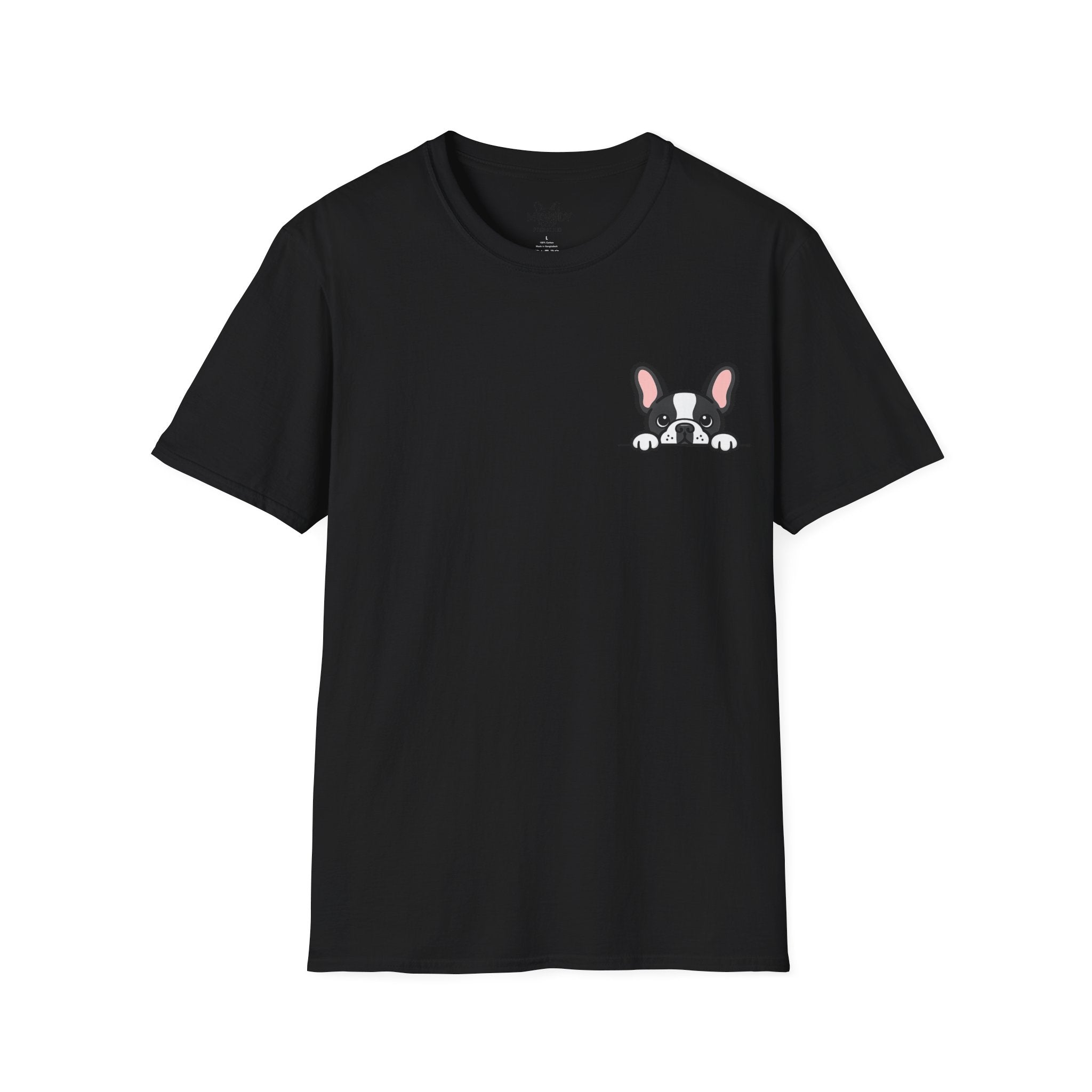 CUTE POCKET FRENCH BULLDOG T-SHIRT