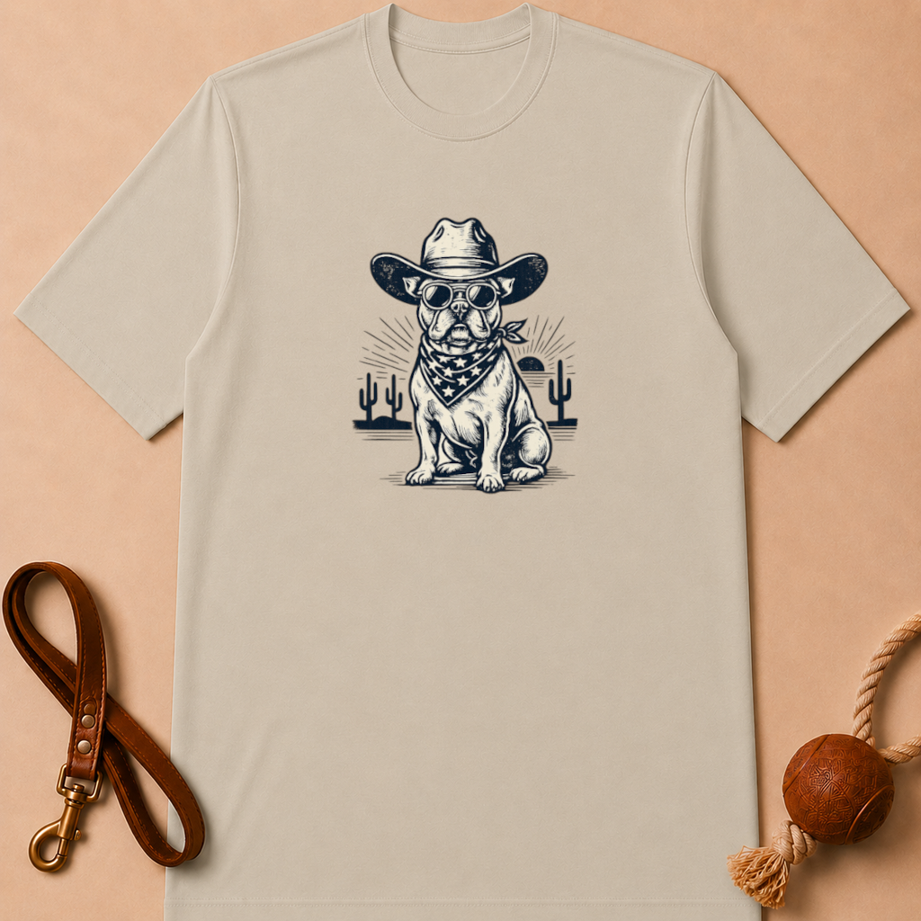 SHERIFF FRENCH BULLDOG T-SHIRT