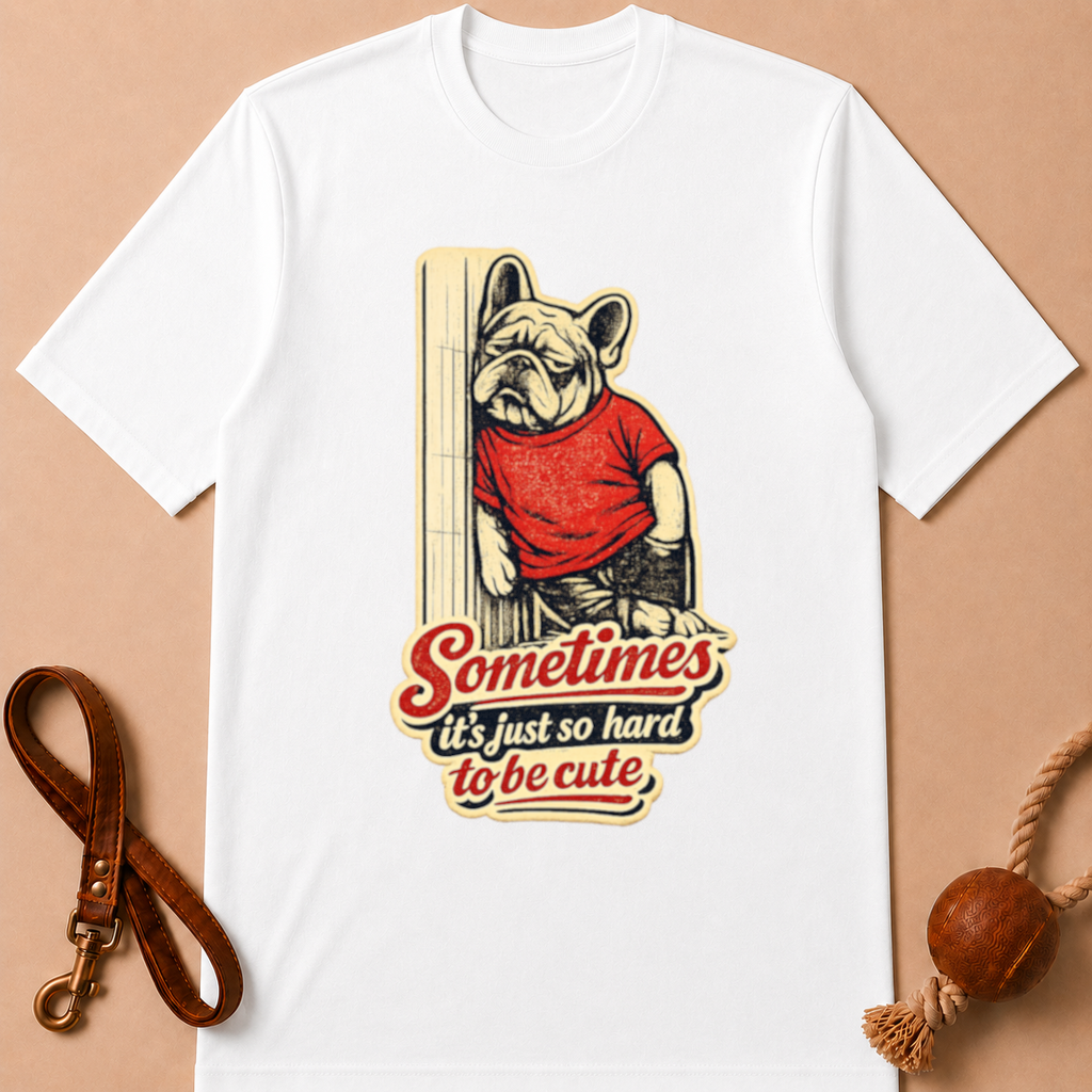 GRUMPY FRENCH BULLDOG T-SHIRT