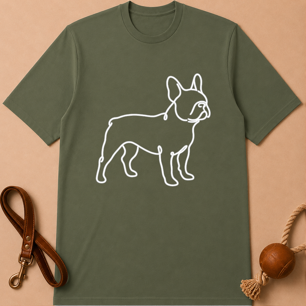 MINIMAL FRENCH BULLDOG T-SHIRT