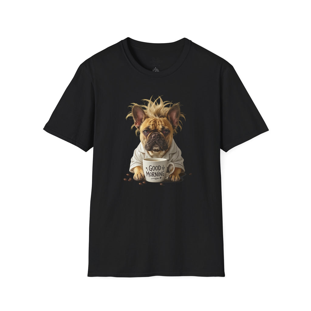 GOOD MORNING FRENCH BULLDOG T-SHIRT