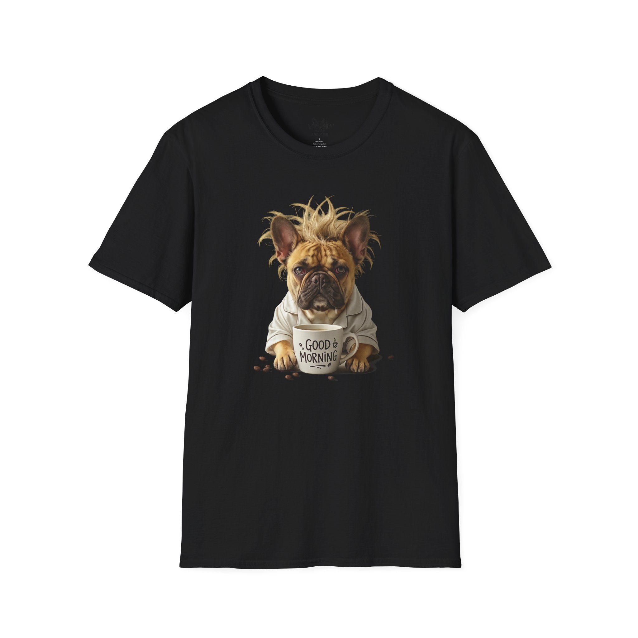 GOOD MORNING FRENCH BULLDOG T-SHIRT