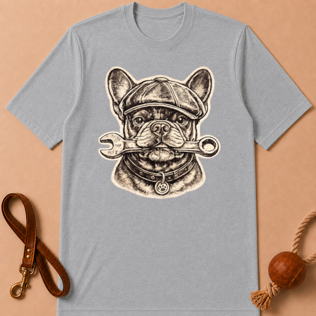 MECHANIC FRENCH BULLDOG T-SHIRT