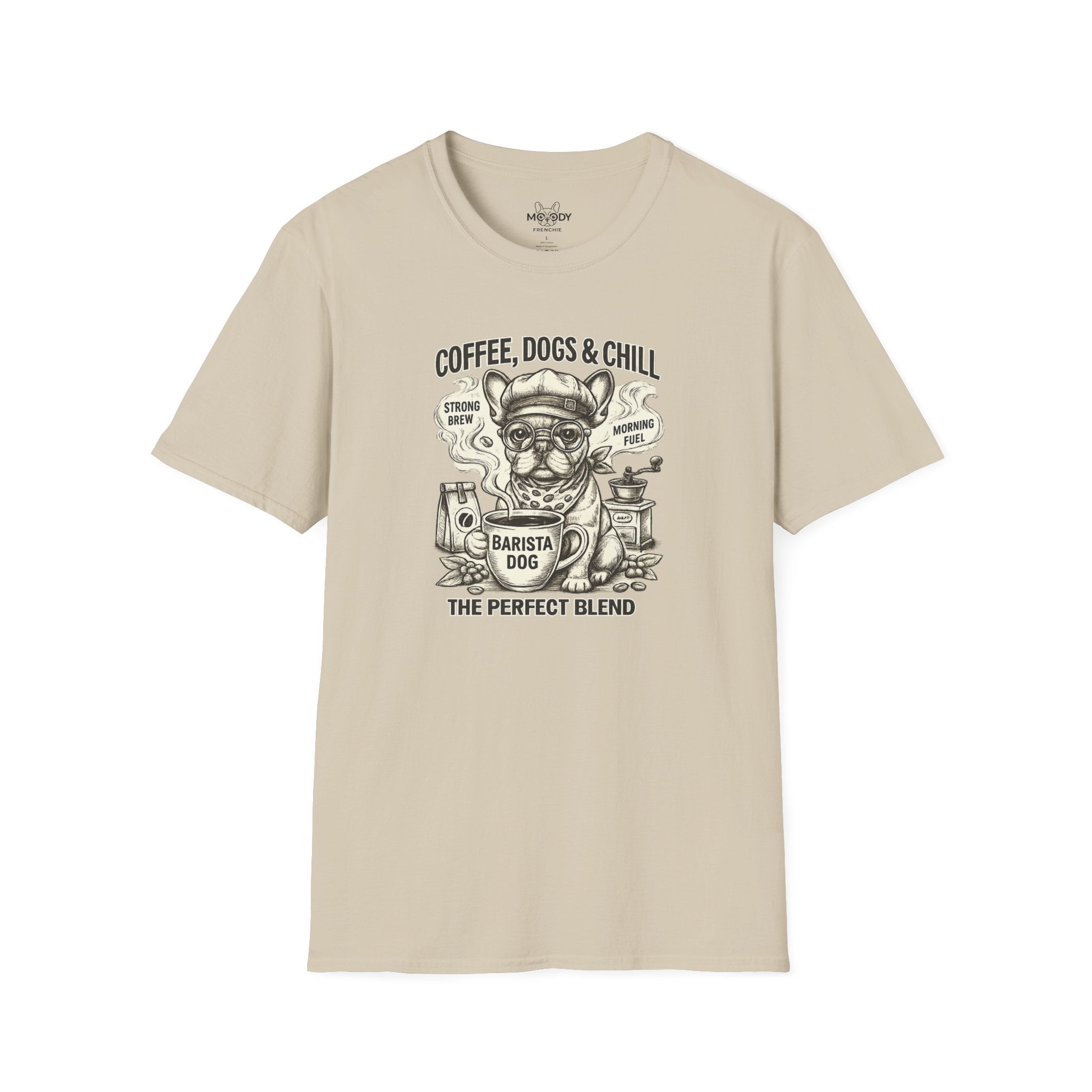 BARISTA FRENCH BULLDOG T-SHIRT