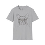 LINE FRENCH BULLDOG T-SHIRT