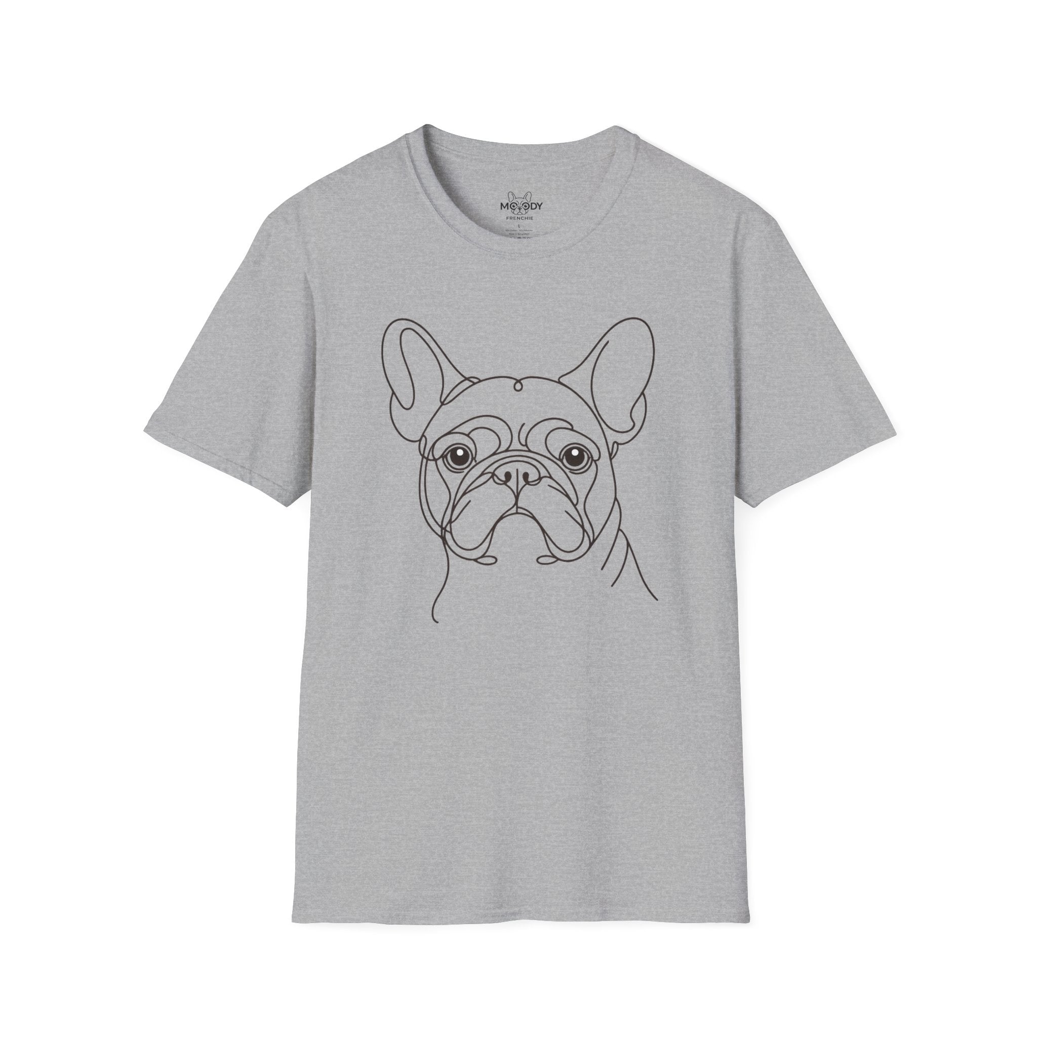 LINE FRENCH BULLDOG T-SHIRT