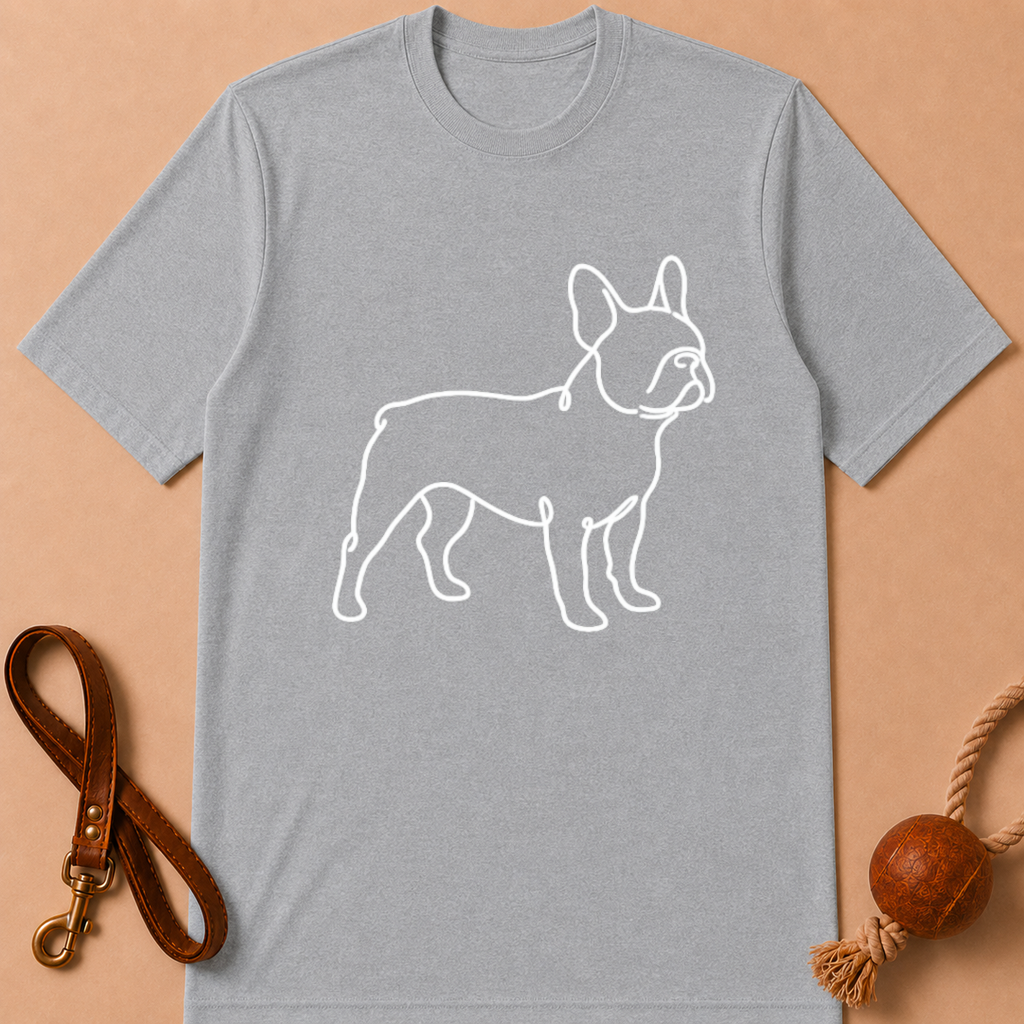 MINIMAL FRENCH BULLDOG T-SHIRT