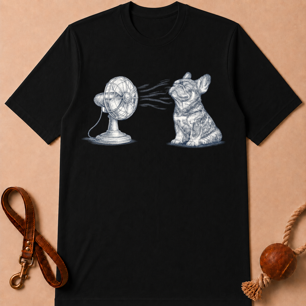COOL BREEZE FRENCH BULLDOG T-SHIRT