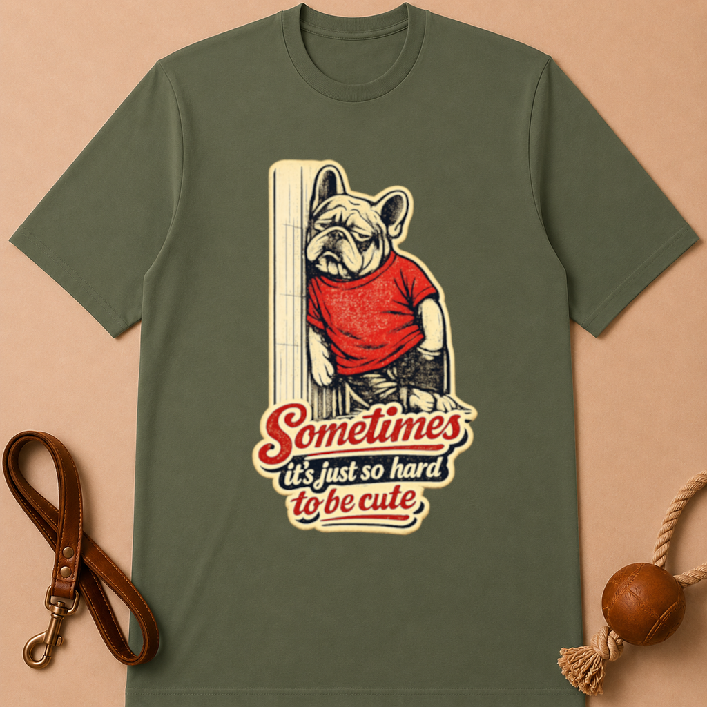 GRUMPY FRENCH BULLDOG T-SHIRT