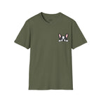 CUTE POCKET FRENCH BULLDOG T-SHIRT