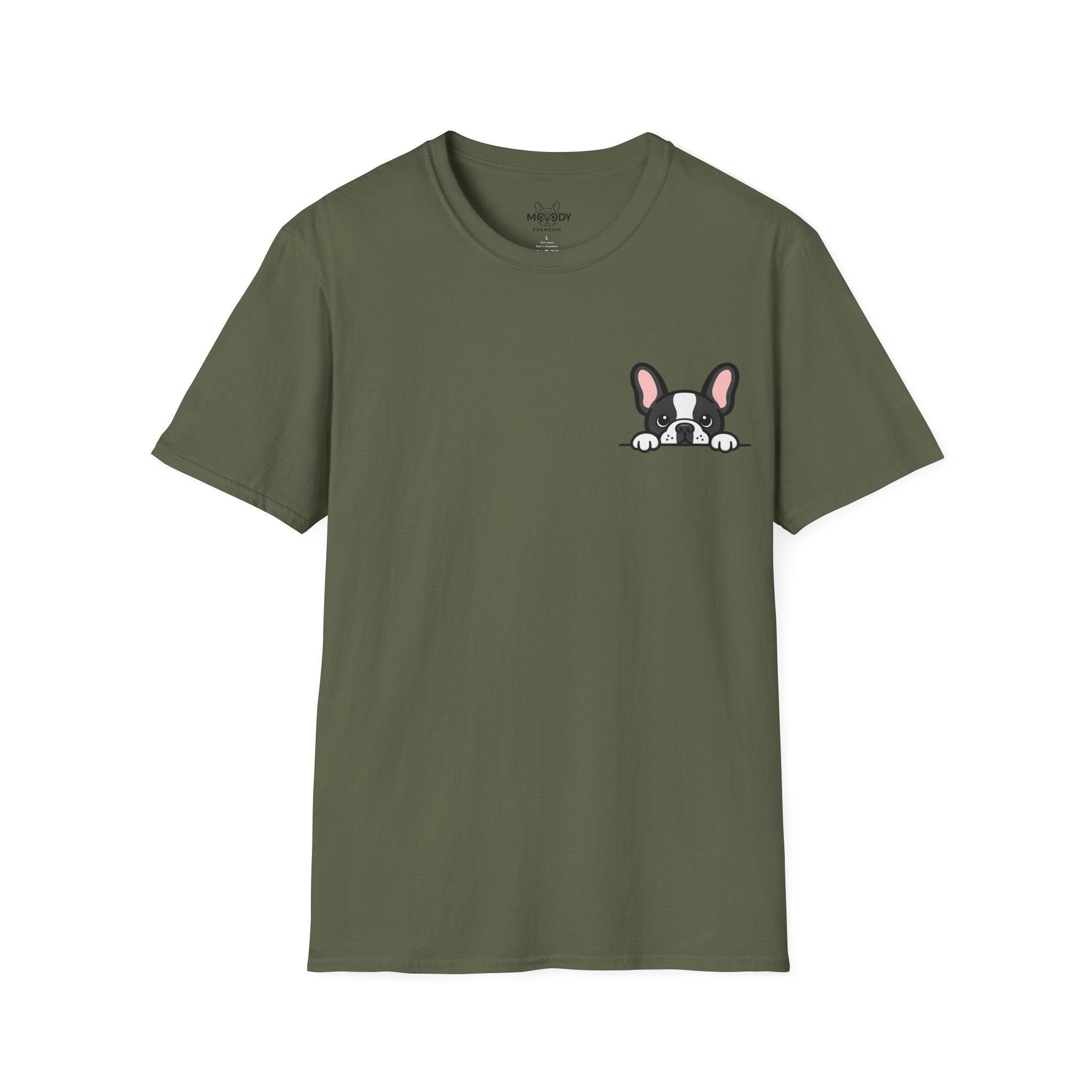 CUTE POCKET FRENCH BULLDOG T-SHIRT