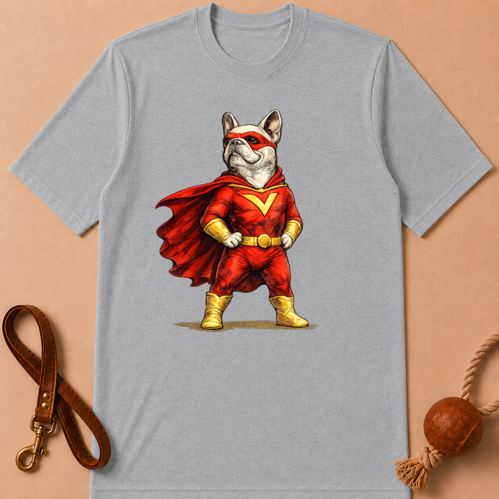 HERO FRENCH BULLDOG T-SHIRT