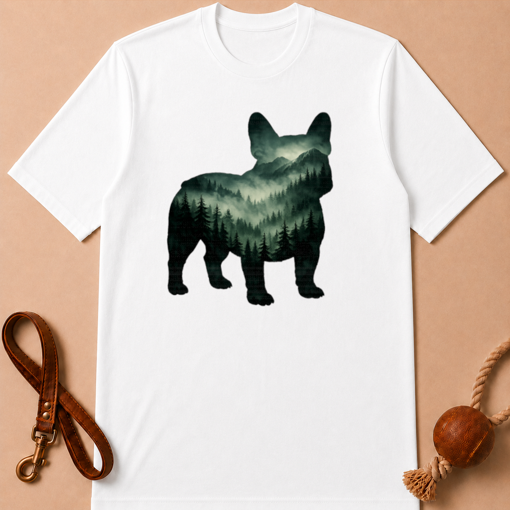 FOREST FRENCH BULLDOG T-SHIRT