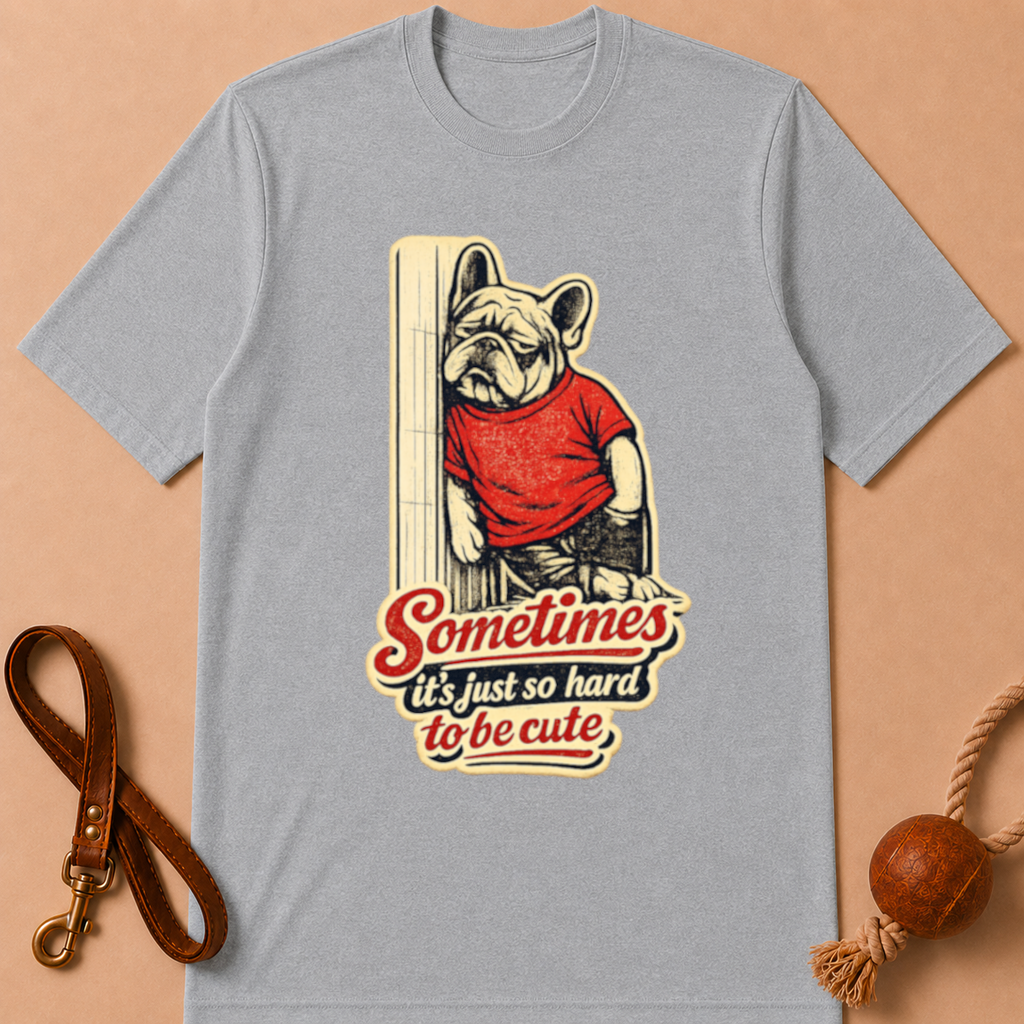 GRUMPY FRENCH BULLDOG T-SHIRT