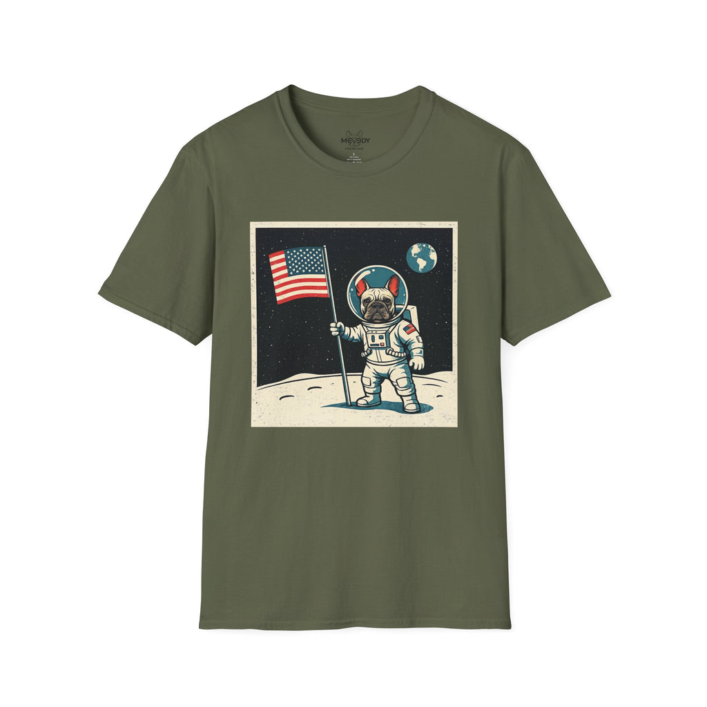 MOON LANDING FRENCHIE T-SHIRT