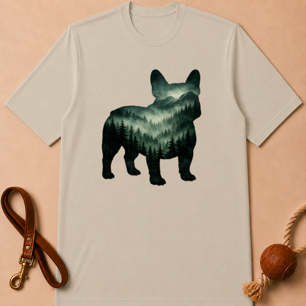 FOREST FRENCH BULLDOG T-SHIRT