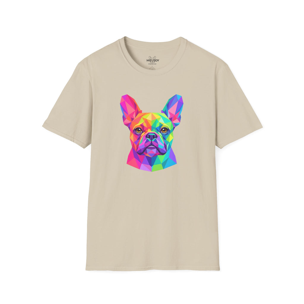 GEOMETRIC FRENCH BULLDOG T-SHIRT