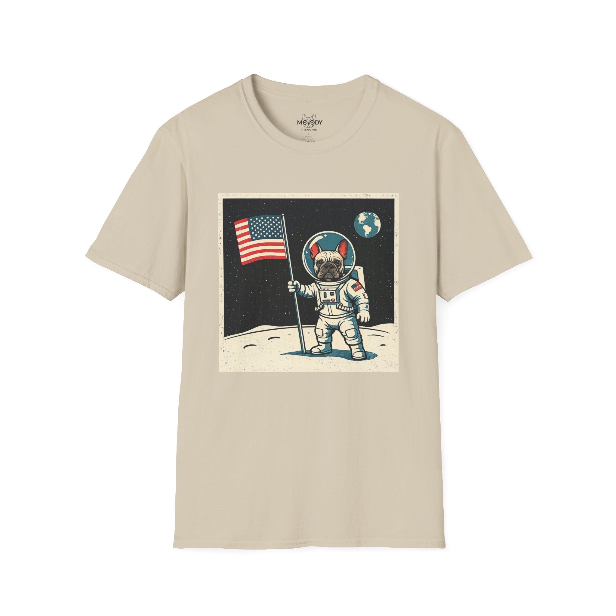 MOON LANDING FRENCHIE T-SHIRT