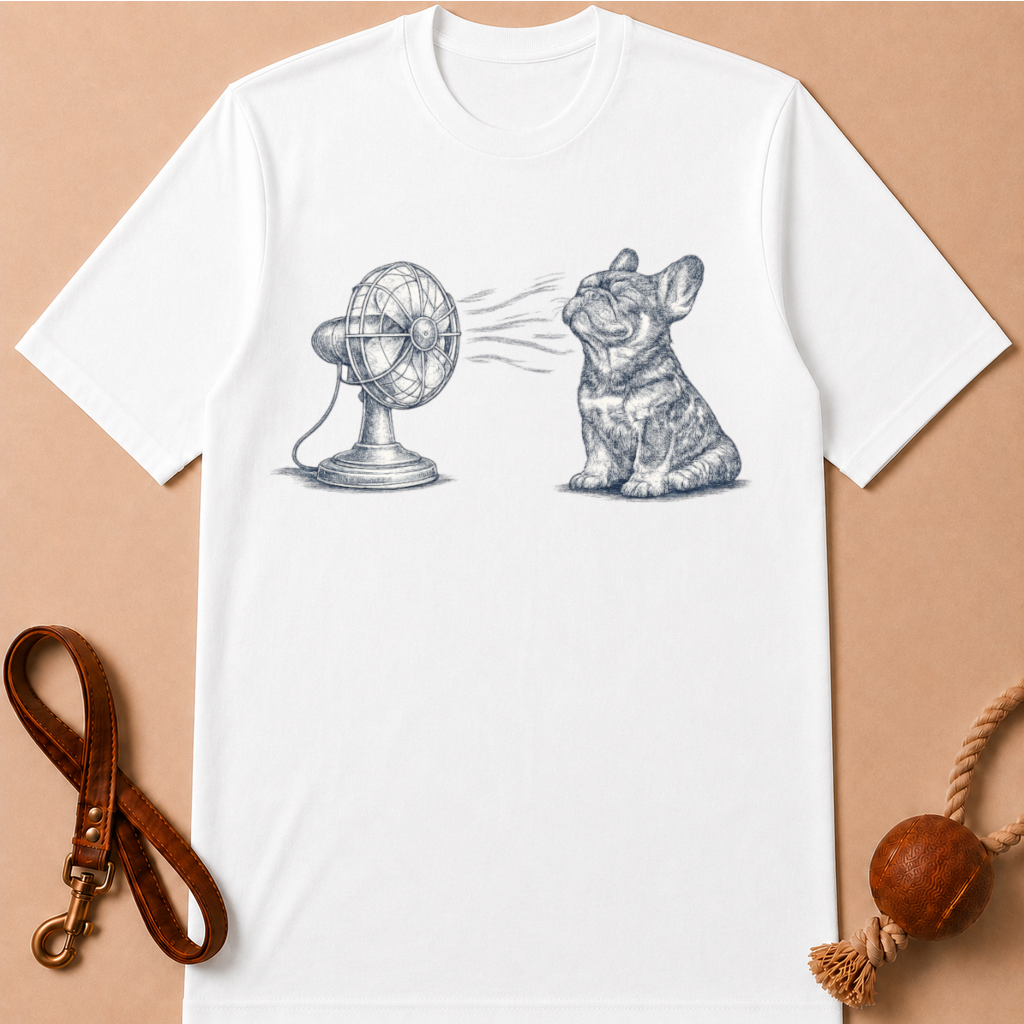 COOL BREEZE FRENCH BULLDOG T-SHIRT