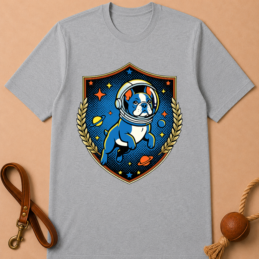 ASTRONAUT FRENCH BULLDOG T-SHIRT