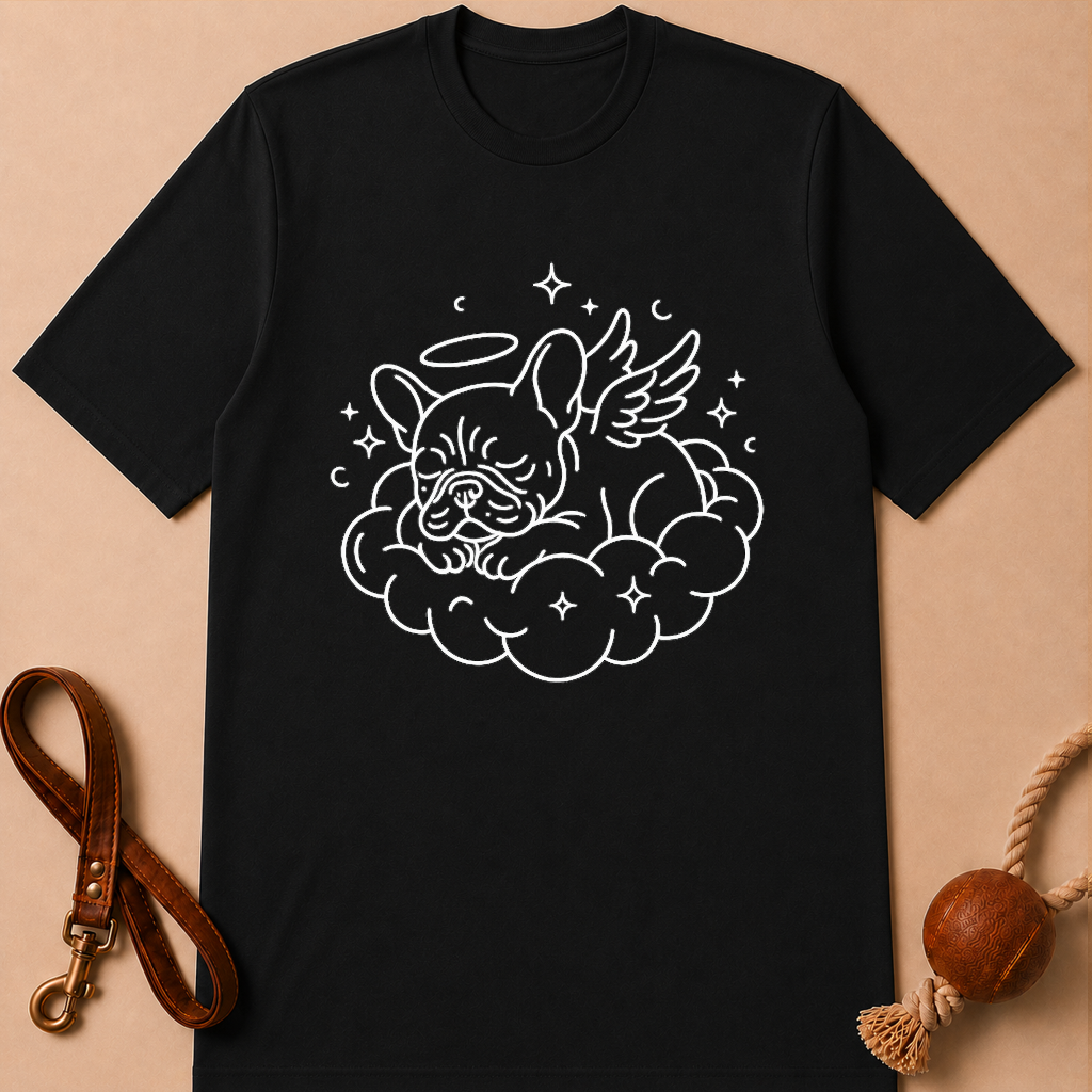 ANGEL FRENCH BULLDOG T-SHIRT