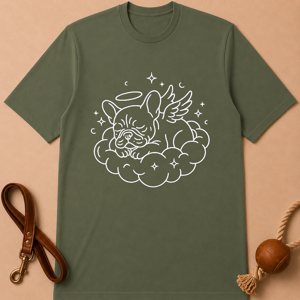 ANGEL FRENCH BULLDOG T-SHIRT